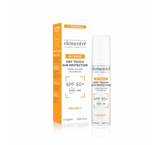 Солнцезащитный крем «Сухое прикосновение» Elementre SPF50+ 50 мл